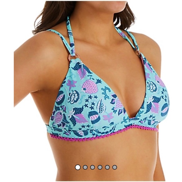 Nanette Lepore Other - COPY - Nanette Lepore Porcelain Floral Francesca Fix Tri Swim bikini